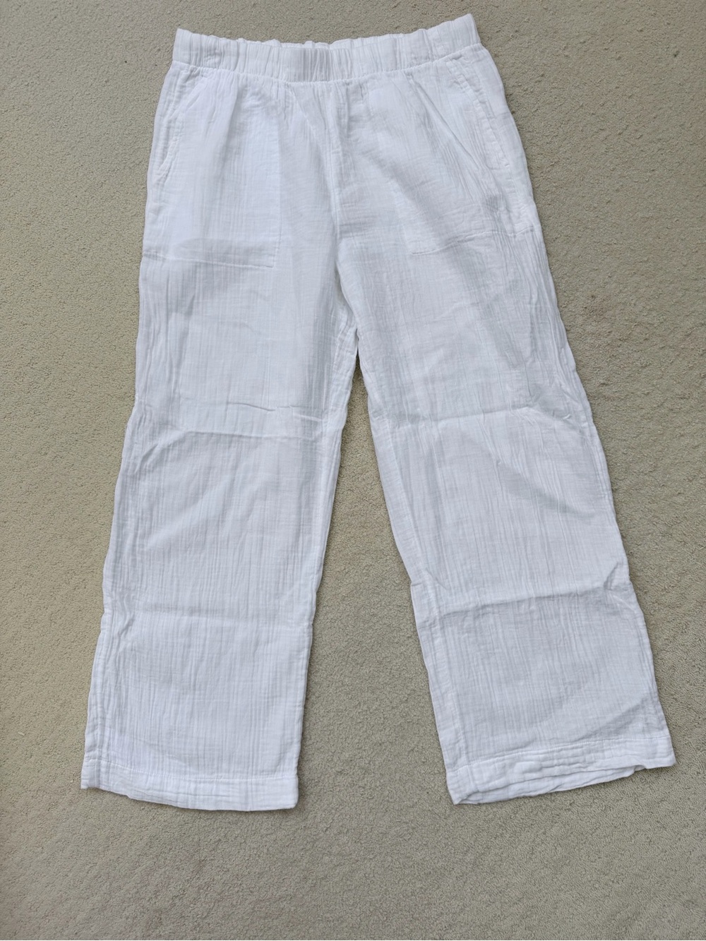 Gap Gauze Wide-Leg Pants - Medium Petite
